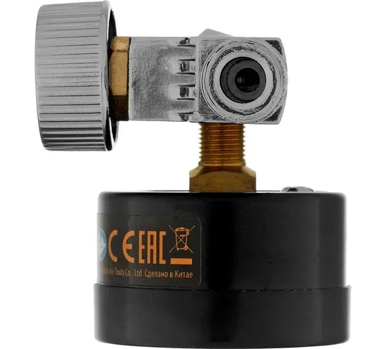 Регулятор давления для компрессоров Denzel K1500 1500л/мин черный