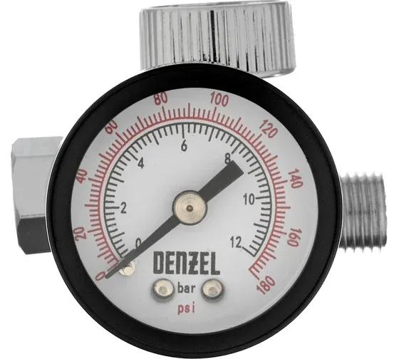 Регулятор давления для компрессоров Denzel K1500 1500л/мин черный