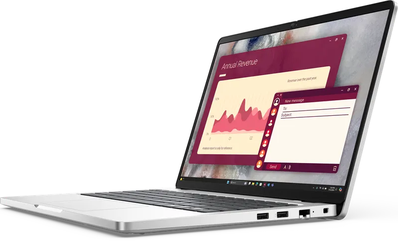 DELL 14 Pro Core Ultra 5 235U  14,0" FHD+ (1920 x 1200) IPS,AG,300 nit, 16GB DDR5 (1x16GB) 512GB SSD Intel Arc graphics,3cell,Backlit,FPR,2y,W11Pro/English KB/Eng