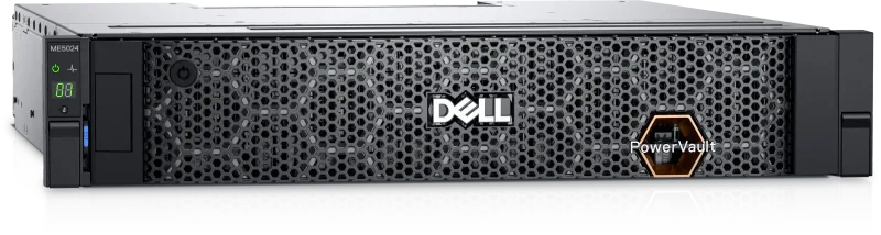 DELL PowerVault ME5024 2U/24SFF/10Gb iSCSI Base-T 8 Port Dual Controller/noHD/noTransceiver/bezel/2x580W/rails/1YWARR (210-BBOO)