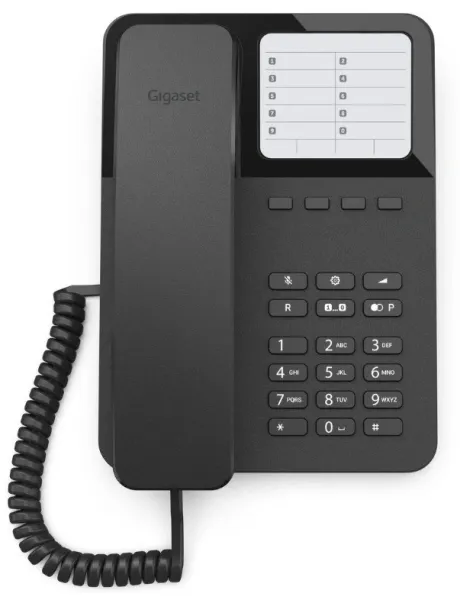 Телефон проводной Gigaset DESK400 черный