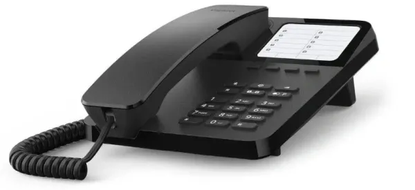 Телефон проводной Gigaset DESK400 черный