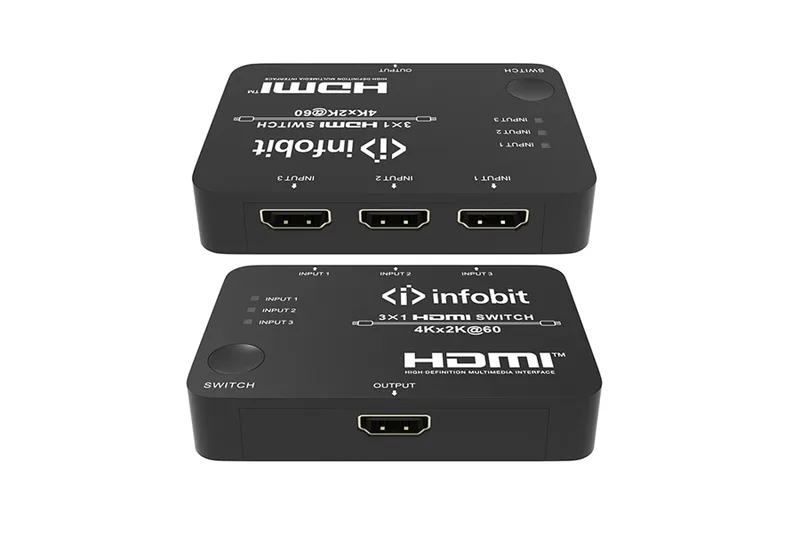 Презентационный коммутатор Infobit [iSwitch S301] 4K60 3x1 HDMI