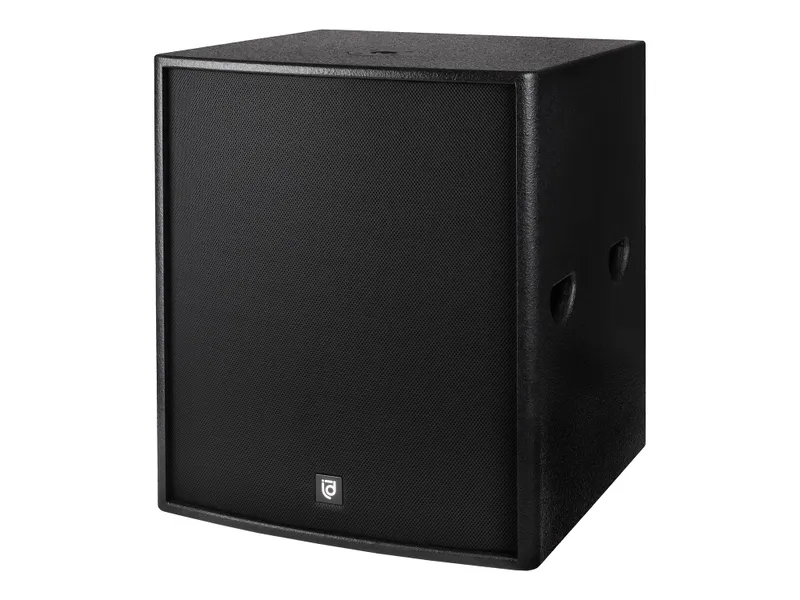 Сабвуфер Intrend [ILS-S18] пассивный, корпусной. 18" НЧ, 38-150 Гц, 900 Вт RMS, чувствительность 101 дБ, SPL 131 дБ, 8 Ом. Цвет чёрный, корпус дерево.