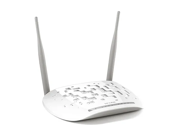 TP-Link TD-W8961N, N300 Wi-Fi роутер с модемом ADSL2+, до 300 Мбит/с на 2,4 ГГц, ADSL 24/3,3 Мбит/с, 2 антенны, 4 порта LAN 100 Мбит/с, 1 порт RJ11, Annex A