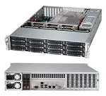 Supermicro SuperChassis 2U 826BE1C-R920LPB/ noHDD(12)LFF/noHDD(2)SFF/ 7xLP/ 2x920W Platinum(13.68"x13",12"x13" with rear 2.5" HDD)E-ATX/ Expander Backplane