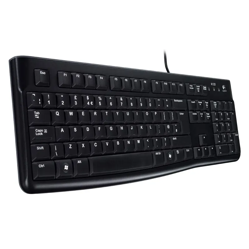 Клавиатура Logitech K120 for business черный USB