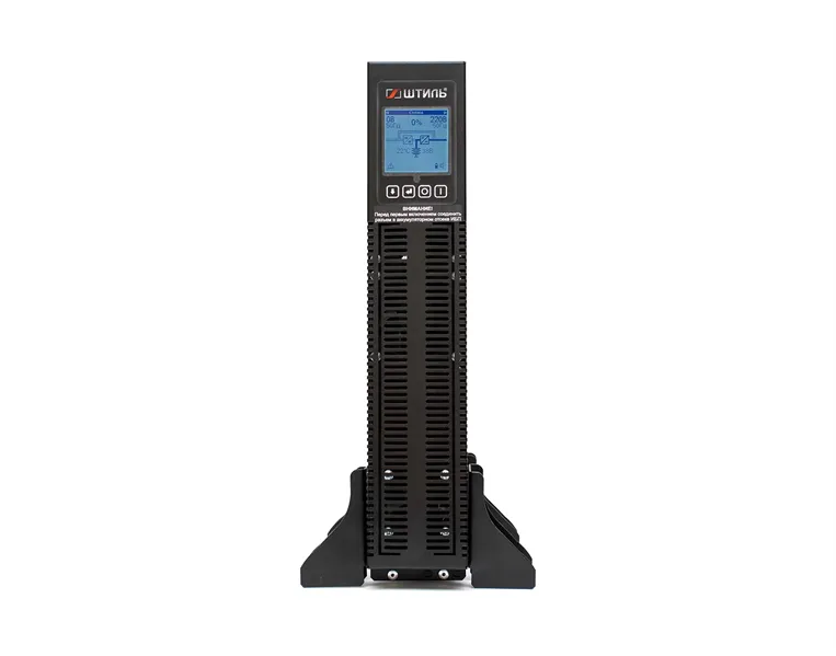 ШТИЛЬ ИБП 2000 ВА; 1 фазный; on-line; батарея: 72В, ext (no incl), ЗУ 4А; 2U; rack / tower