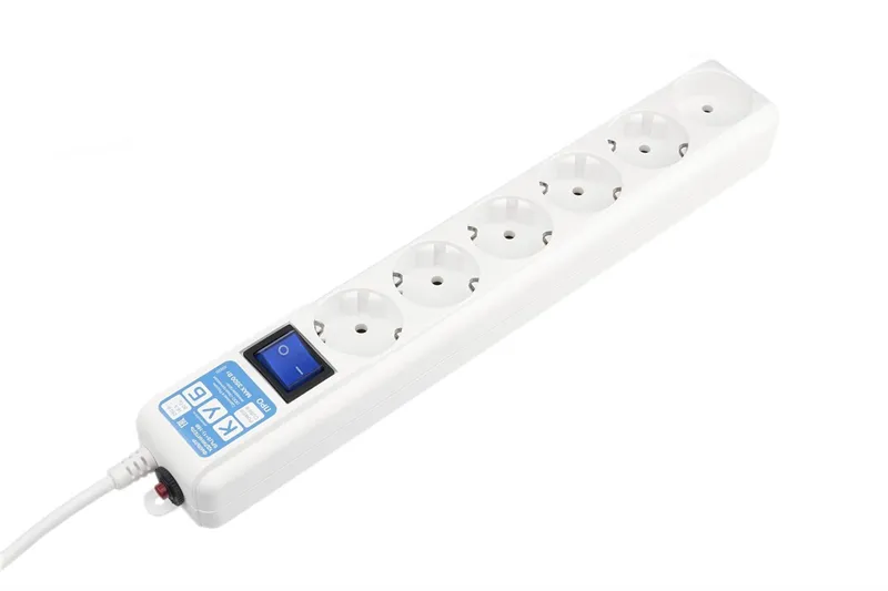 Сетевой фильтр PowerCube Ф-удлинитель, PC PRO, 5м, 6р, бел. 16А, SPL6-16-P-5M