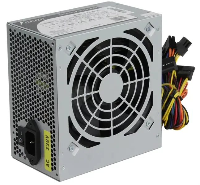 Powerman Power Supply  600W  PM-600ATX-F-BL (Black) (12cm fan)