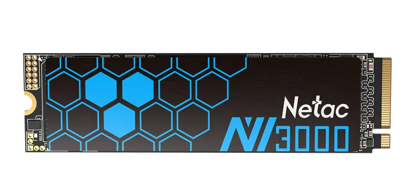 SSD накопитель Netac SSD NV3000 250GB PCIe 3 x4 M.2 2280 NVMe 3D NAND, R/W up to 3000/1400MB/s, IOPS(R4K) 160K/120K, TBW 150TB, with heat sink, 5y wty