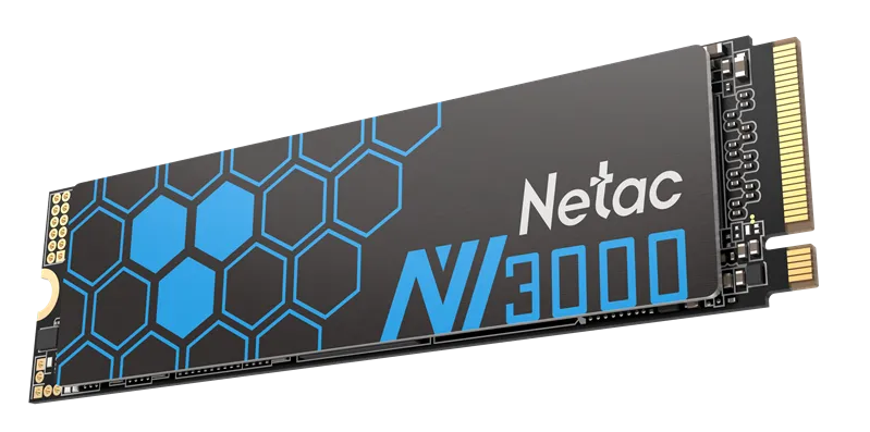 SSD накопитель Netac SSD NV3000 250GB PCIe 3 x4 M.2 2280 NVMe 3D NAND, R/W up to 3000/1400MB/s, IOPS(R4K) 160K/120K, TBW 150TB, with heat sink, 5y wty