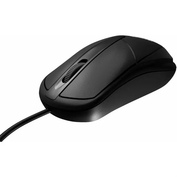 Мышь БЕШТАУ Мышь компьютерная проводная М100РУ Две кнопки и колесо прокрутки, USB, 1200 точек на дюйм, 1,8м, черная МИНПРОМТОРГ (МПТ)