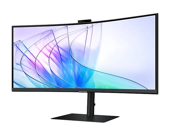 Монитор Samsung 34" ViewFinity S6 S34C650VAI Curved (IPS 21:9 3440x1440 5ms 350cd 178/178/100Hz 1,07 млрд DP; HDMI; USB-C (90 Вт) USB3.0x2 Spk 2x5W HAS Tilt Swiv VESA Black