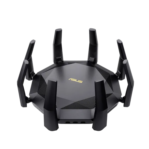 Роутер ASUS RT-AX89X //802.11b/g/n/ac/ax, 1148+4804 Mbps, 2,4 + 5 gGz, 8 antenna, USB, GBT LAN ; 90IG04J1-BM3010