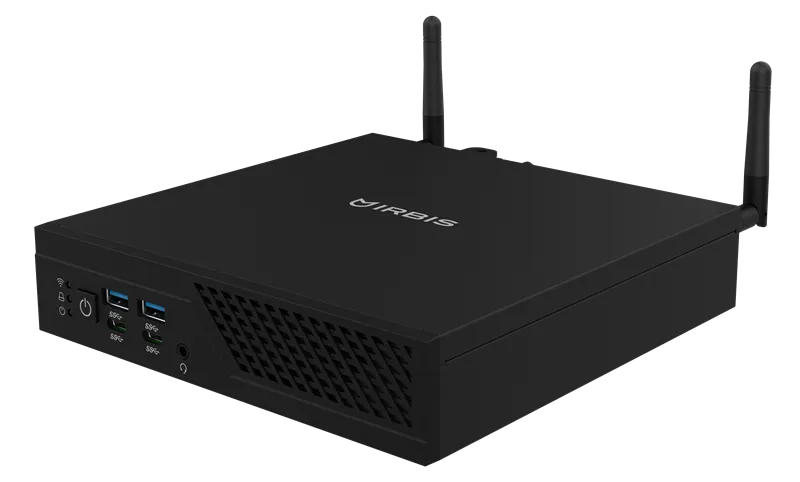 Персональный компьютер IRBIS Smartdesk, Mini (uSFF) i5-12400(6C12T - 2,5GHz), 1x8GB DDR4 3200, 256GB SSD M.2 SATA, Intel UHD Graphics, NoDVD, WiFi6, BT, Vesa mount, NO_OS, 3YR