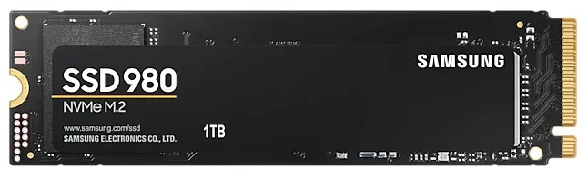Твердотельный накопитель SSD M.2 (PCI-E NVMe) 1Tb (1024GB) Samsung 980 (R3500/W3000MB/s) (MZ-V8V1T0BW) 1year