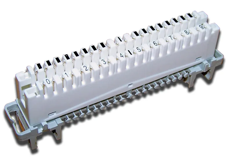 Плинт размыкаемый LSA Profil, Eco, 10 пар, маркировка от 0 до 9