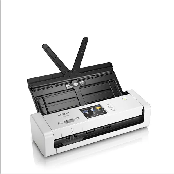 Сканер Brother Документ-сканер ADS-1700W, A4, 25 стр/мин, цветной, 1200 dpi, Duplex, ADF20, сенс.экран, USB 3.0, WiFi