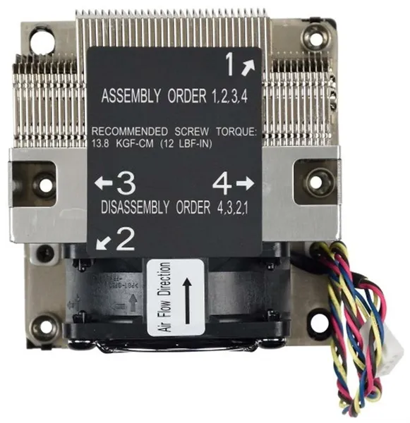 Supermicro Heatsink 2U SNK-P0068AP4 Active CPU Heat Sink Socket LGA3647-0