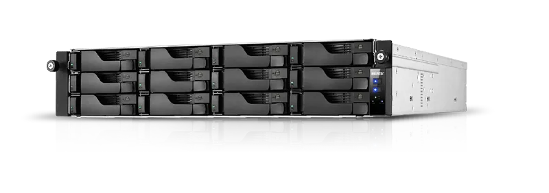 Cетевое хранилище ASUSTOR AS6512RD 12Bay/Intel Atom C3538, 2.1GHz/8GB DDR4/noHDD,LFF(HDD,SSD),/2x1GbE(LAN)/4xUSB3.2; 90IX01M0-BW3S00