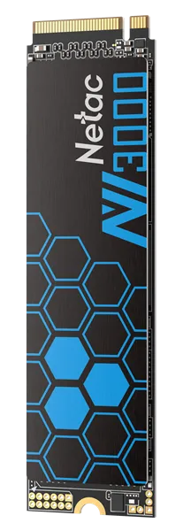 SSD накопитель Netac SSD NV3000 250GB PCIe 3 x4 M.2 2280 NVMe 3D NAND, R/W up to 3000/1400MB/s, IOPS(R4K) 160K/120K, TBW 150TB, with heat sink, 5y wty