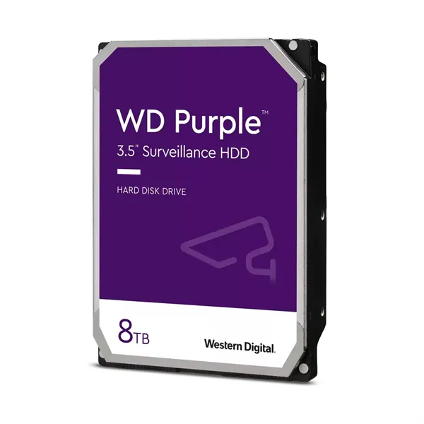 Жесткий диск WD SATA-III 8TB WD85PURZ Surveillance Purple (5640rpm) 256Mb 3.5"
