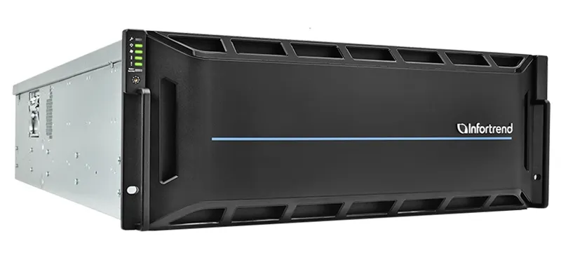 Модуль расширения Infortrend JBOD 4U/60bay dual redundant controller expansion enclosure 6x12Gb SAS,2x(PSU+FAN),2x12G to 12G SAS,60x3.5" drive tray and 1xRMkit (JB 3060RL) (repl JB3060R2L00-8U32,JB3060R1L00-8U32)