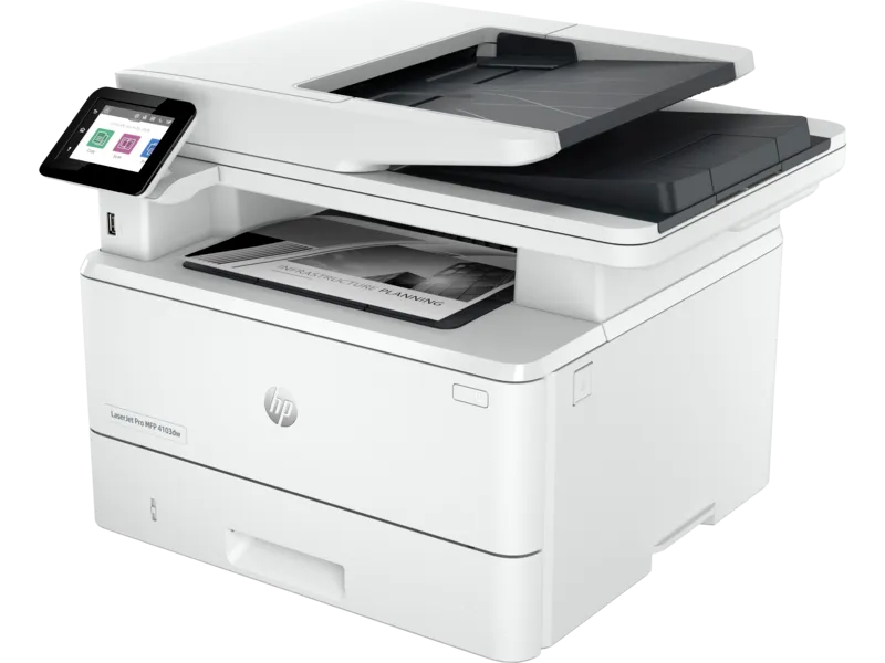 МФУ лазерный HP LaserJet Pro 4103dw (2Z627A) A4 Duplex Net WiFi белый
