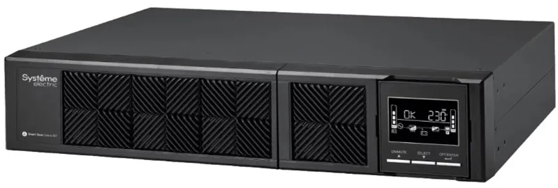 Systeme Electric Smart-Save Online SRT, 1500VA/1500W, On-Line, Extended-run, Rack 2U(Tower convertible), LCD, Out: 8xC13, SNMP Intelligent Slot, USB, RS-232