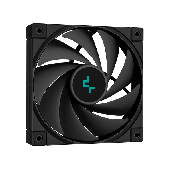 Кулер для процессора DEEPCOOL AK400 DIGITAL LGA1700/1200/115X/AM5/AM4 (18шт/кор, TDP 260W, PWM, Fan 120mm, 4 тепл. трубки, черный) RET