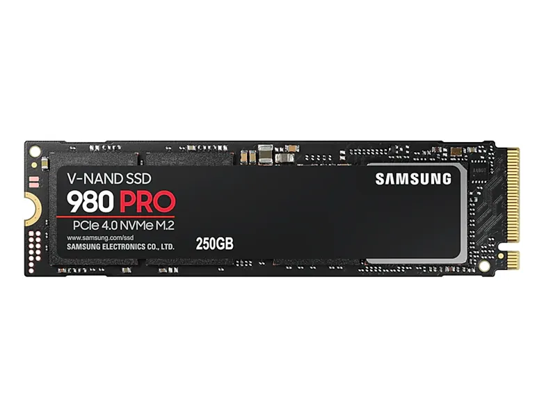 Твердотельный накопитель SSD M.2 (PCI-E NVMe) 250Gb Samsung 980 PRO (R6400/W2700MB/s) (MZ-V8P250BW analog MZ-V7P250BW) 1year