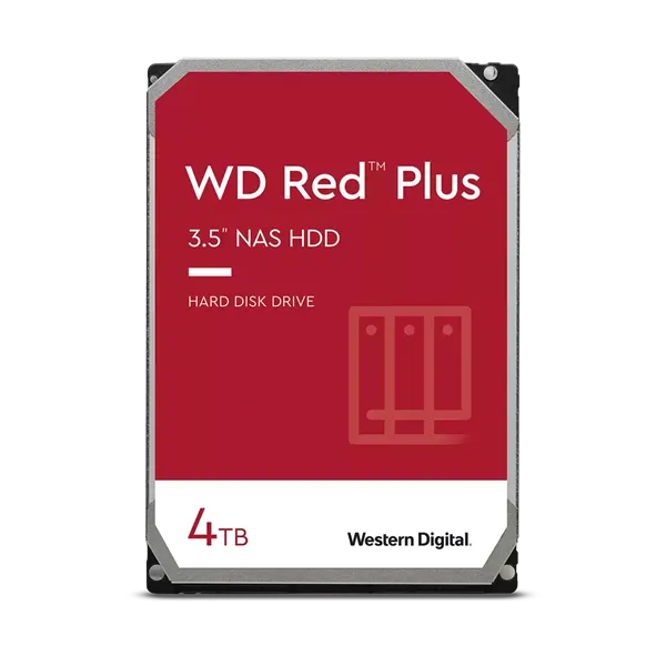 Жесткий диск WD SATA-III 4TB WD40EFPX NAS Red Plus (5400rpm) 256Mb 3.5"