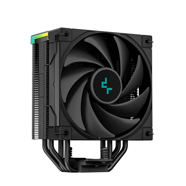 Кулер для процессора DEEPCOOL AK400 DIGITAL LGA1700/1200/115X/AM5/AM4 (18шт/кор, TDP 260W, PWM, Fan 120mm, 4 тепл. трубки, черный) RET