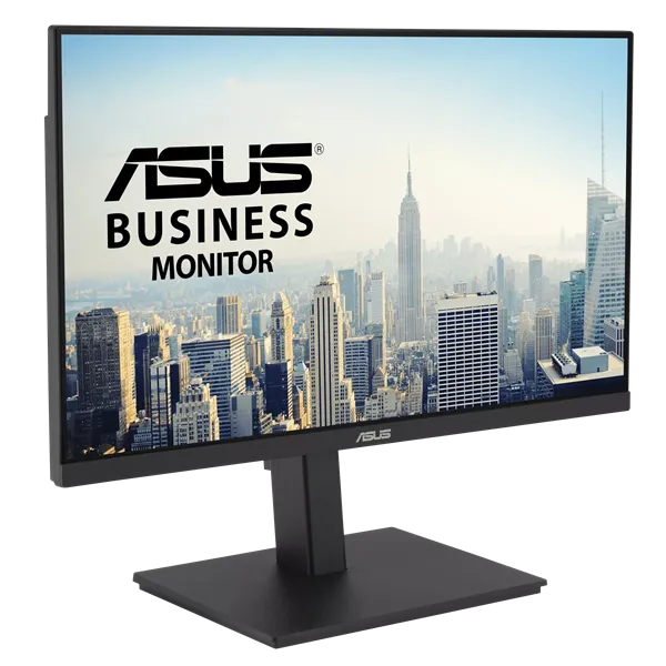 Монитор ASUS 27" VA27ECPSN Docking Monitor, IPS LED, 1920x1080, 5ms, 300cd/m2, 178°/178°, 100M:1, RJ45, HDMI, DP, USB-Hub, USB-C, MM, 75Hz, Tilt, Swivel, Pivot, HAS, VESA, Black, 90LM055J-B01170 3 years