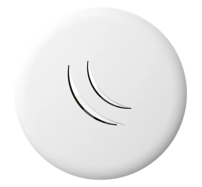 Точка доступа wi-fi MikroTik cAP lite with AR9533 650MHz CPU, 64MB RAM, 1xLAN, built-in 2.4Ghz 802.11b/g/n Dual Chain wireless with 1.5dBi integrated antenna, RouterOS L4, plastic ceiling case, plastic wall case, PoE, PS