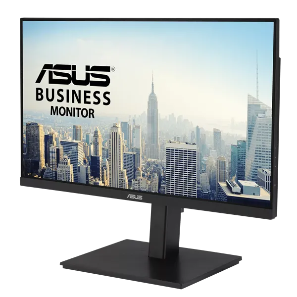 Монитор ASUS 27" VA27ECPSN Docking Monitor, IPS LED, 1920x1080, 5ms, 300cd/m2, 178°/178°, 100M:1, RJ45, HDMI, DP, USB-Hub, USB-C, MM, 75Hz, Tilt, Swivel, Pivot, HAS, VESA, Black, 90LM055J-B01170 3 years
