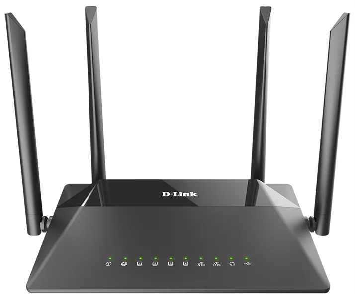 Роутер D-Link AC1300 Wi-Fi Router, 1000Base-T WAN, 4x1000Base-T LAN, 4x5dBi external antennas, USB port, 3G/LTE support