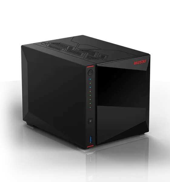 Cетевое хранилище ASUSTOR AS5404T 2-Bay NAS/Media player/Intel Celeron N5105 2.0GHz up to 2.9GHz, 4GB SO-DIMM DDR4, noHDD(HDD,SSD),/2x 2,5Gb (LAN)/3xUSB3.2,HDMI; 90IX01R1-BW3S40