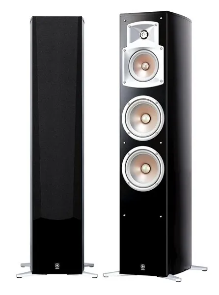 Yamaha NS-555 Black Напольные акустические системы, 3-х полосные, фазоинвертор, макс. мощность 250 Вт, цена за 1 шт.