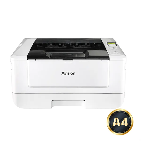 Монохромные лазерные устройства Avision AP40Q светодиодный принтер A4 Ч/Б (A4, 40 стр/мин, 512 Мб, дуплекс, 2 trays 250 +10, USB/Eth., стартовый картридж 3000 стр., кабель USB, 000-1038F-09G)