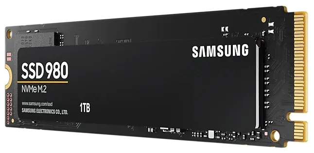 Твердотельный накопитель SSD M.2 (PCI-E NVMe) 1Tb (1024GB) Samsung 980 (R3500/W3000MB/s) (MZ-V8V1T0BW) 1year