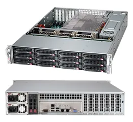 Supermicro SuperChassis 2U 826BE1C-R920LPB/ noHDD(12)LFF/noHDD(2)SFF/ 7xLP/ 2x920W Platinum(13.68"x13",12"x13" with rear 2.5" HDD)E-ATX/ Expander Backplane