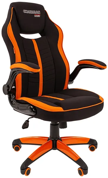 Офисное кресло Chairman   game 19 Россия ткань черн./оранж