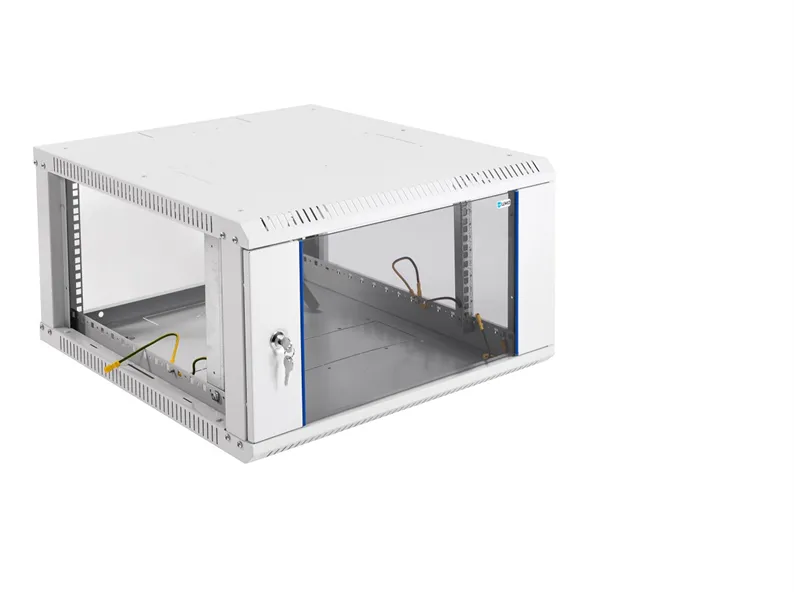 Шкаф коммутационный ЦМО ШРН-ЭКОНОМ (ШРН-Э-6.650) настенный 6U 600x650мм пер.дв.стекл 65кг серый 600мм 17.3кг 180град. 345мм