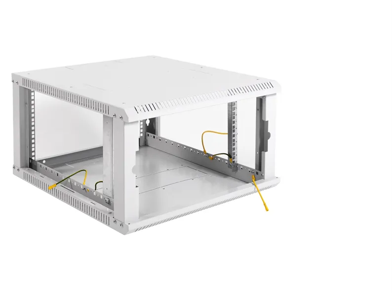 Шкаф коммутационный ЦМО ШРН-ЭКОНОМ (ШРН-Э-6.650) настенный 6U 600x650мм пер.дв.стекл 65кг серый 600мм 17.3кг 180град. 345мм