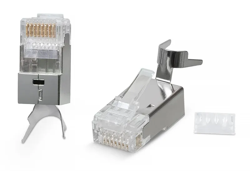 Cabeus 8P8C-SH-C7(1.5)-TWP Коннектор RJ-45(8P8C) под витую пару, категория 6a/7/7a, экранированный, универсальный