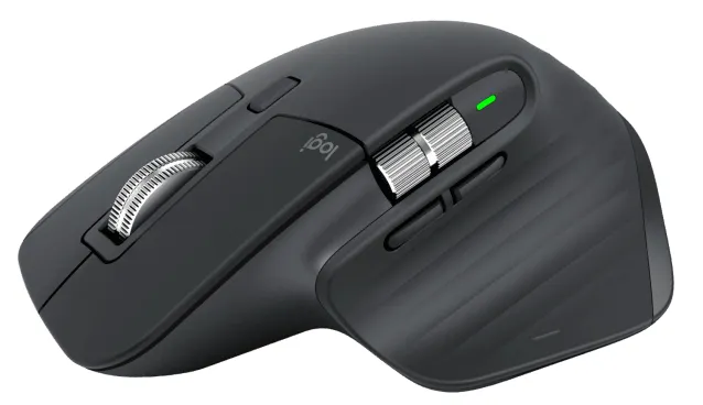 Logitech Wireless MX Master 3S Mouse, Black, [910-006559/910-005710]