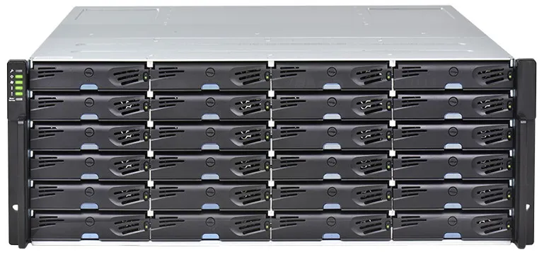 Система хранения данных Infortrend EonStor DS 2000 Gen2 4U/24bay Dual controller 2x12Gb SAS EXP. Port, 8x1G iSCSI ports +2x host board, 2x2GB, 2x(PSU+FAN), 2x(SuperCap.+Flash), 1xRackmount(ESDS 2024R2C-B)