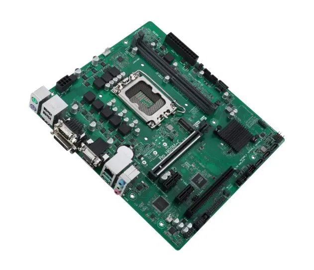 Материнская плата ASUS PRO H610M-C-CSM, LGA1700, H610, 2*DDR5, D-sub+DP+DVI+HDMI, SATA 6.0, M.2, USB 3.2*2, USB 2.0*2,  COM, mATX; 90MB1AT0-M0EAYC